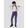 image:imageWillit Girls Fleece Lined Riding Pants Winter Equestrian BreechesDark Purple