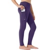 image:imageWillit Girls Fleece Lined Riding Pants Winter Equestrian BreechesDark Purple