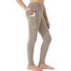 image:imageWillit Girls Fleece Lined Riding Pants Winter Equestrian BreechesKhaki