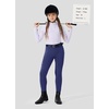 image:imageWillit Girls Fleece Lined Riding Pants Winter Equestrian BreechesNavy Blue