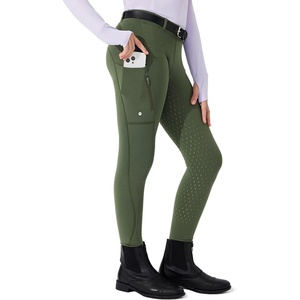 image:imageWillit Girls Fleece Lined Riding Pants Winter Equestrian BreechesArmy Green