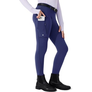 image:imageWillit Girls Fleece Lined Riding Pants Winter Equestrian BreechesNavy Blue