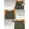 image:imageWillit Women Linen Pants Casual Wide Leg Dress Pants 283032Army Green