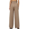 image:imageWillit Women Linen Pants Casual Wide Leg Dress Pants 283032Deep Khaki