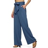 image:imageWillit Women Linen Pants Casual Wide Leg Dress Pants 283032Denim Blue