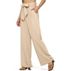 image:imageWillit Women Linen Pants Casual Wide Leg Dress Pants 283032Khaki