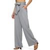 image:imageWillit Women Linen Pants Casual Wide Leg Dress Pants 283032Light Gray