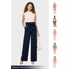 image:imageWillit Women Linen Pants Casual Wide Leg Dress Pants 283032Navy Blue
