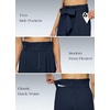 image:imageWillit Women Linen Pants Casual Wide Leg Dress Pants 283032Navy Blue