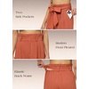 image:imageWillit Women Linen Pants Casual Wide Leg Dress Pants 283032Orange