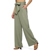 image:imageWillit Women Linen Pants Casual Wide Leg Dress Pants 283032Sage Green