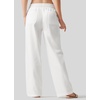 image:imageWillit Women Linen Pants Wide Leg Palazzo Trousers 31 White L
