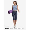 image:imageWillit Womens Capri Leggings Knee Length with Pockets High Waisted Tummy Control Exercise Capris Pants Yoga WorkoutGray