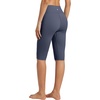 image:imageWillit Womens Capri Leggings Knee Length with Pockets High Waisted Tummy Control Exercise Capris Pants Yoga WorkoutGray