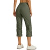image:imageWillit Womens Capri Pants QuickDry Hiking PantsArmy Green
