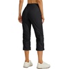 image:imageWillit Womens Capri Pants QuickDry Hiking PantsBlack