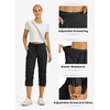 image:imageWillit Womens Capri Pants QuickDry Hiking PantsBlack