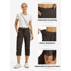 image:imageWillit Womens Capri Pants QuickDry Hiking PantsCoffee