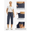 image:imageWillit Womens Capri Pants QuickDry Hiking PantsDeep Blue