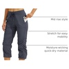 image:imageWillit Womens Capri Pants QuickDry Hiking PantsDeep Blue
