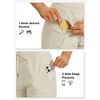 image:imageWillit Womens Capri Pants QuickDry Hiking PantsLight Khaki