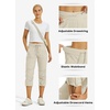 image:imageWillit Womens Capri Pants QuickDry Hiking PantsLight Khaki