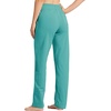 image:imageWillit Womens Cotton Sweatpants with Pockets Straight Leg Lounge PantsAqua