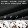 image:imageWillit Womens Cotton Sweatpants with Pockets Straight Leg Lounge PantsBlack
