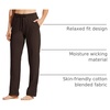 image:imageWillit Womens Cotton Sweatpants with Pockets Straight Leg Lounge PantsCoffee