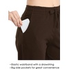 image:imageWillit Womens Cotton Sweatpants with Pockets Straight Leg Lounge PantsCoffee