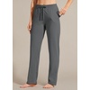 image:imageWillit Womens Cotton Sweatpants with Pockets Straight Leg Lounge PantsDeep Gray