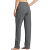 image:imageWillit Womens Cotton Sweatpants with Pockets Straight Leg Lounge PantsDeep Gray