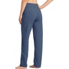 image:imageWillit Womens Cotton Sweatpants with Pockets Straight Leg Lounge PantsDusty Blue