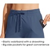 image:imageWillit Womens Cotton Sweatpants with Pockets Straight Leg Lounge PantsDusty Blue