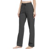 image:imageWillit Womens Cotton Sweatpants with Pockets Straight Leg Lounge PantsGray