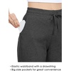 image:imageWillit Womens Cotton Sweatpants with Pockets Straight Leg Lounge PantsGray