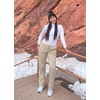 image:imageWillit Womens Cotton Sweatpants with Pockets Straight Leg Lounge PantsKhaki
