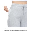 image:imageWillit Womens Cotton Sweatpants with Pockets Straight Leg Lounge PantsLight Gray