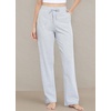 image:imageWillit Womens Cotton Sweatpants with Pockets Straight Leg Lounge PantsLight Gray