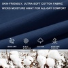 image:imageWillit Womens Cotton Sweatpants with Pockets Straight Leg Lounge PantsNavy Blue