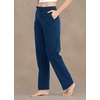 image:imageWillit Womens Cotton Sweatpants with Pockets Straight Leg Lounge PantsNavy Blue