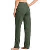 image:imageWillit Womens Cotton Sweatpants with Pockets Straight Leg Lounge PantsOlive Green