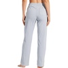 image:imageWillit Womens Cotton Sweatpants with Pockets Straight Leg Lounge PantsStone Gray