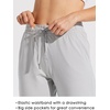 image:imageWillit Womens Cotton Sweatpants with Pockets Straight Leg Lounge PantsStone Gray
