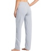image:imageWillit Womens Cotton Sweatpants with Pockets Straight Leg Lounge PantsStone Gray