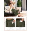image:imageWillit Womens Linen Capri PantsArmy Greenupdate