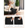 image:imageWillit Womens Linen Capri PantsBlackupdate