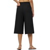 image:imageWillit Womens Linen Capri PantsBlackupdate