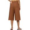 image:imageWillit Womens Linen Capri PantsCaramel
