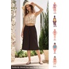 image:imageWillit Womens Linen Capri PantsDark Brown